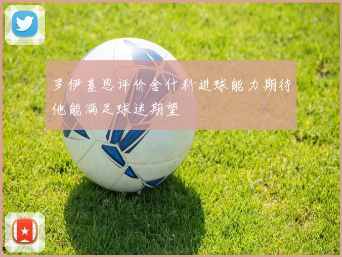 罗伊基恩评价舍什科进球能力期待他能满足球迷期望